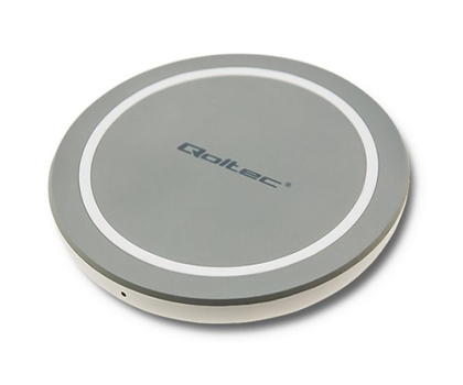 Akcesoria GSM i GPS Qoltec Indukcyjna RING Quick Charge 10W (szary)